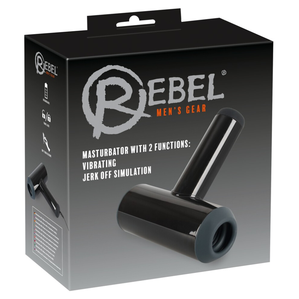 Rebel Black Masturbator With 2 Functions