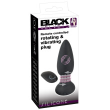 Remote controlled rotating & vibrating plug