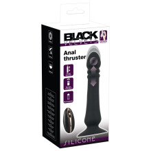 Black Velvets Analvibrator med Sugekop og Fjernbetjening 20 cm Sort