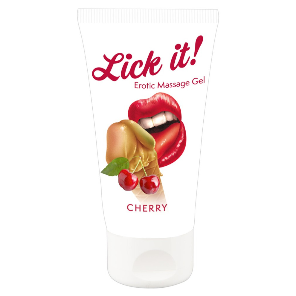 Lick It! Erotic Massage Gel Cherry