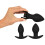Black Velvets Vibrerende Analplug Sæt med 3 Sorte 6