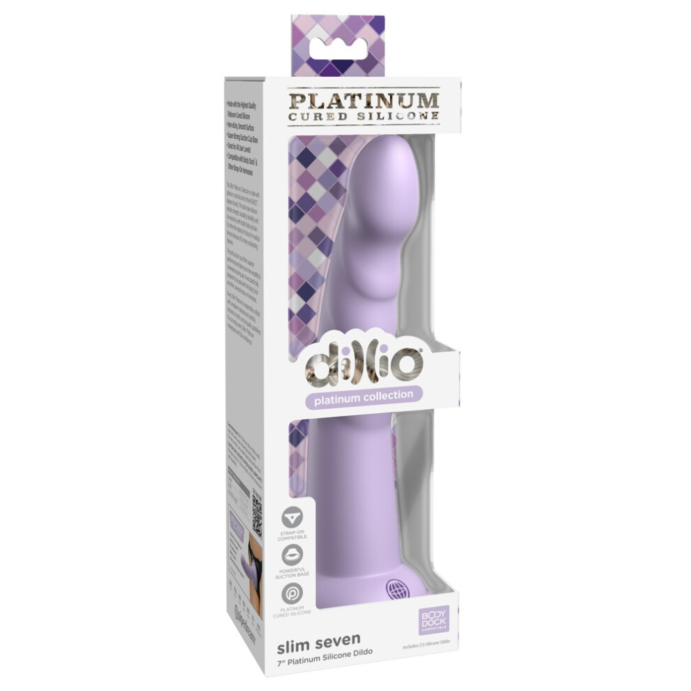 Dillio Platinum Flexible Dildo With Suction Cup