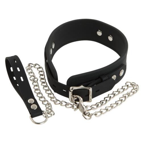 Silicone Collar with Leash 1