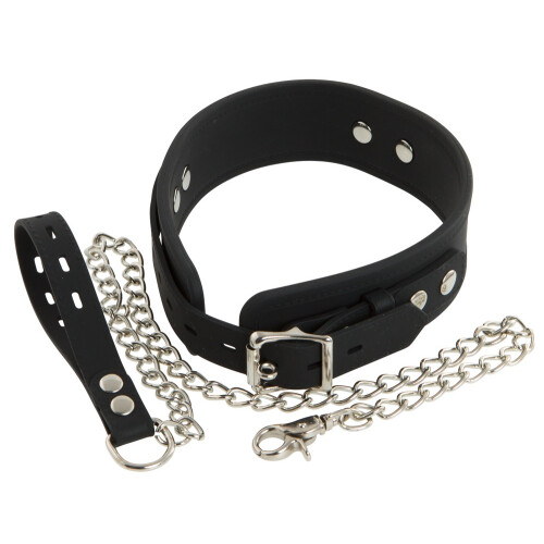 Silicone Collar with Leash 2