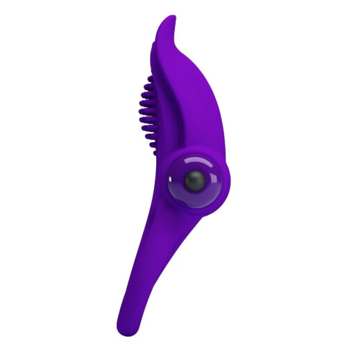 PRETTY LOVE - PURPLE VIBRATING PENIS RING 2