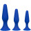 CALEXOTICS - ADMIRAL KIT 3 ANAL PLUG BLUE 1
