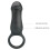 PRETTY LOVE - TRAE VIBRATING BLACK RING WITH STIMULATOR 5