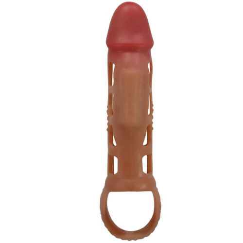 PRETTY LOVE - PRESTON VIBRATING PENIS SLEEVE 18 CM 1