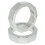 METAL HARD - PENIS AND TESTICLE NUT RING 50 MM 1