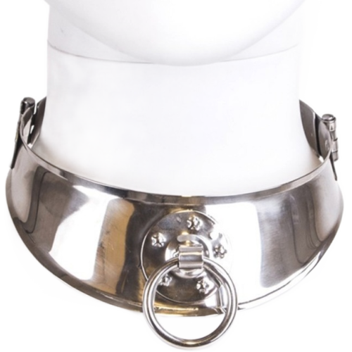 METAL HARD - RESTRAINT COLLAR WITH RING