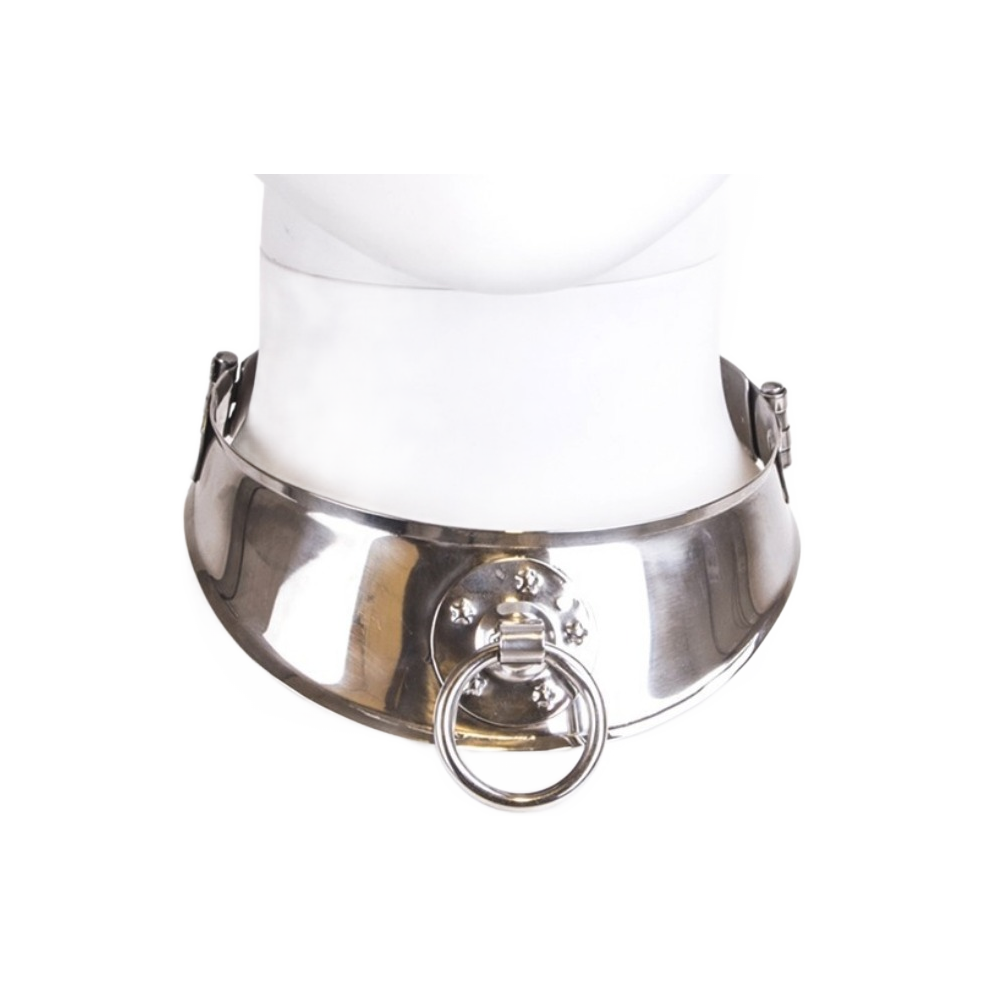 Metal Hard - Restraint Collar With Ring