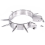 METAL HARD - BDSM SLAVE COLLAR WITH POINTS 2