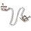 OHMAMA FETISH - METAL SCREW CLAMPS WITH CHAIN 1