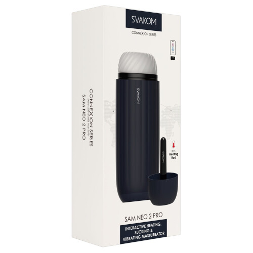 Svakom Sam Neo 2 Pro Interactive Heating Sucking and Vibrating Masturbator