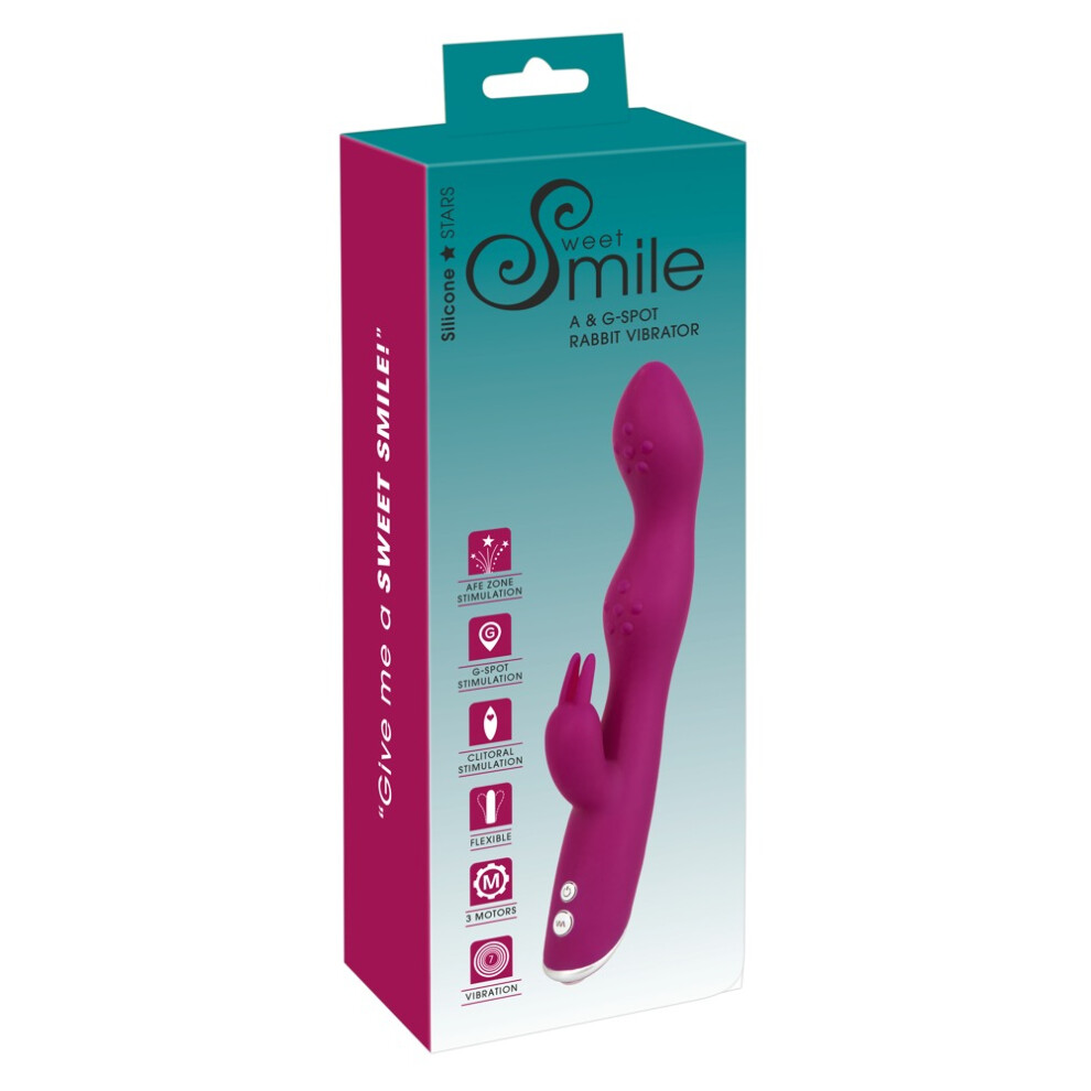 Sweet Smile A & G-Spot Rabbit Vibrator