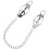 DARKNESS - METAL NIPPLE CLAMP WITH CHAIN 2