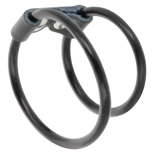 DARKNESS - DOUBLE FLEXIBLE PENIS RING 1