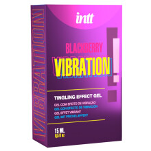 INTT RELEASES - LIQUID VIBRATING GEL BLACKBERRY FLAVOR 15 ML