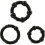SEVEN CREATIONS - SET OF THREE BLACK PENIS RINGS 1