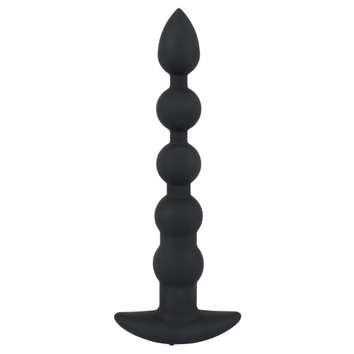 Black Velvets Perler Vibrerende Analplug 1