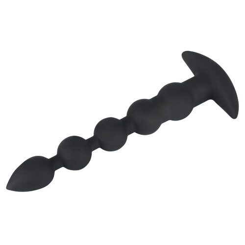 Black Velvets Perler Vibrerende Analplug 2