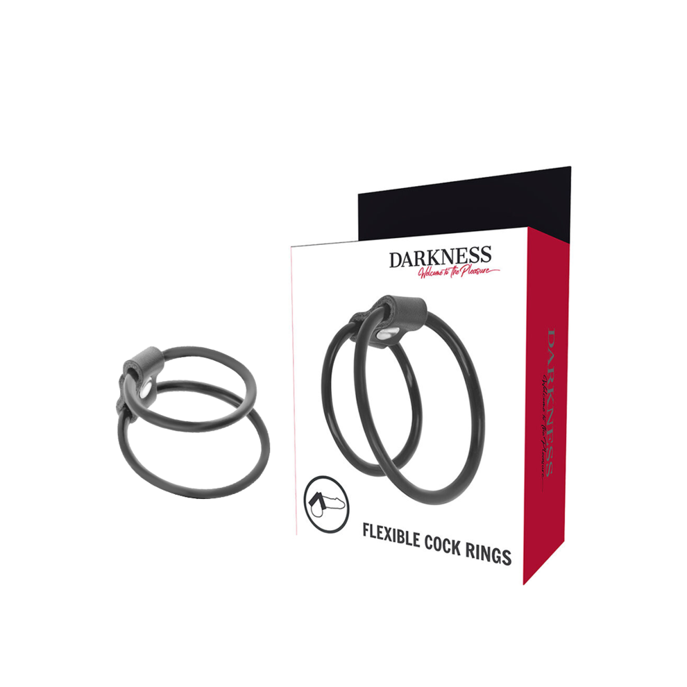 Darkness Bondage Darkness - Enhancing Duo Penis Rings.