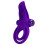 PRETTY LOVE - PURPLE VIBRATING PENIS RING 1