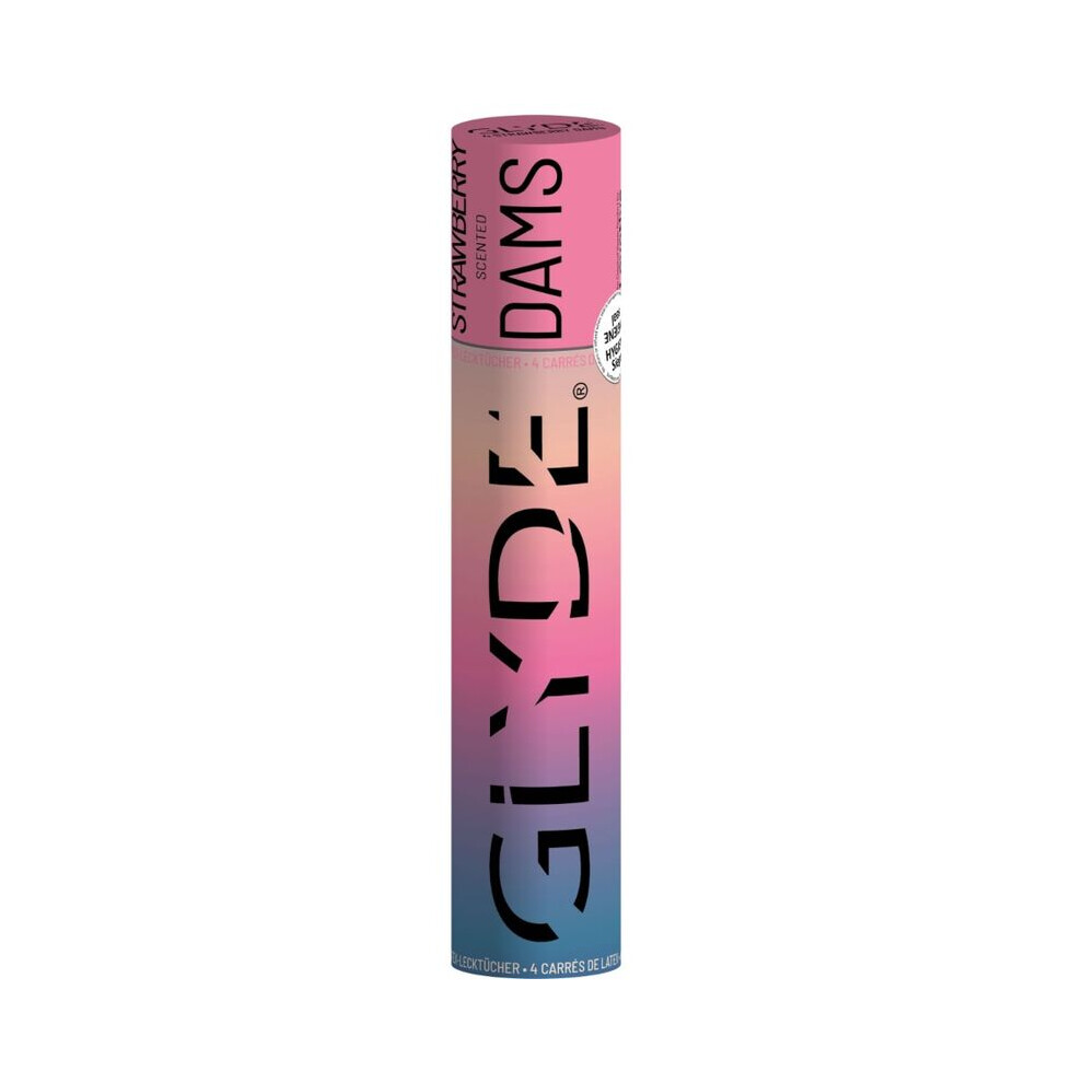 Sheer Glyde - Dams Laminas Latex Oral Sex Strawberry