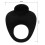 PRETTY LOVE - THIMBLE VIBRATOR RING BLACK 4