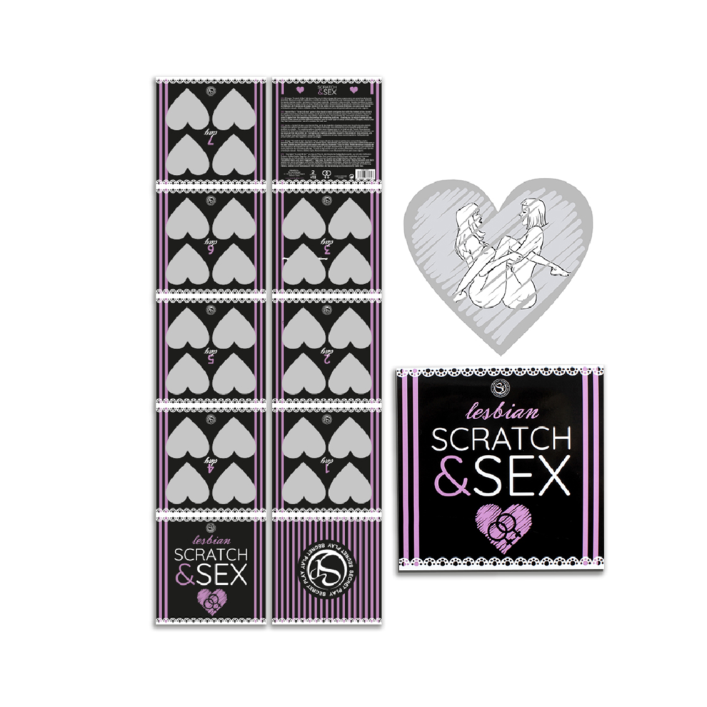 Secretplay 100% Games Secretplay - Scratch & Sex Game For Couples Lesbian Positions (Es/En/Fr/Pt/De)