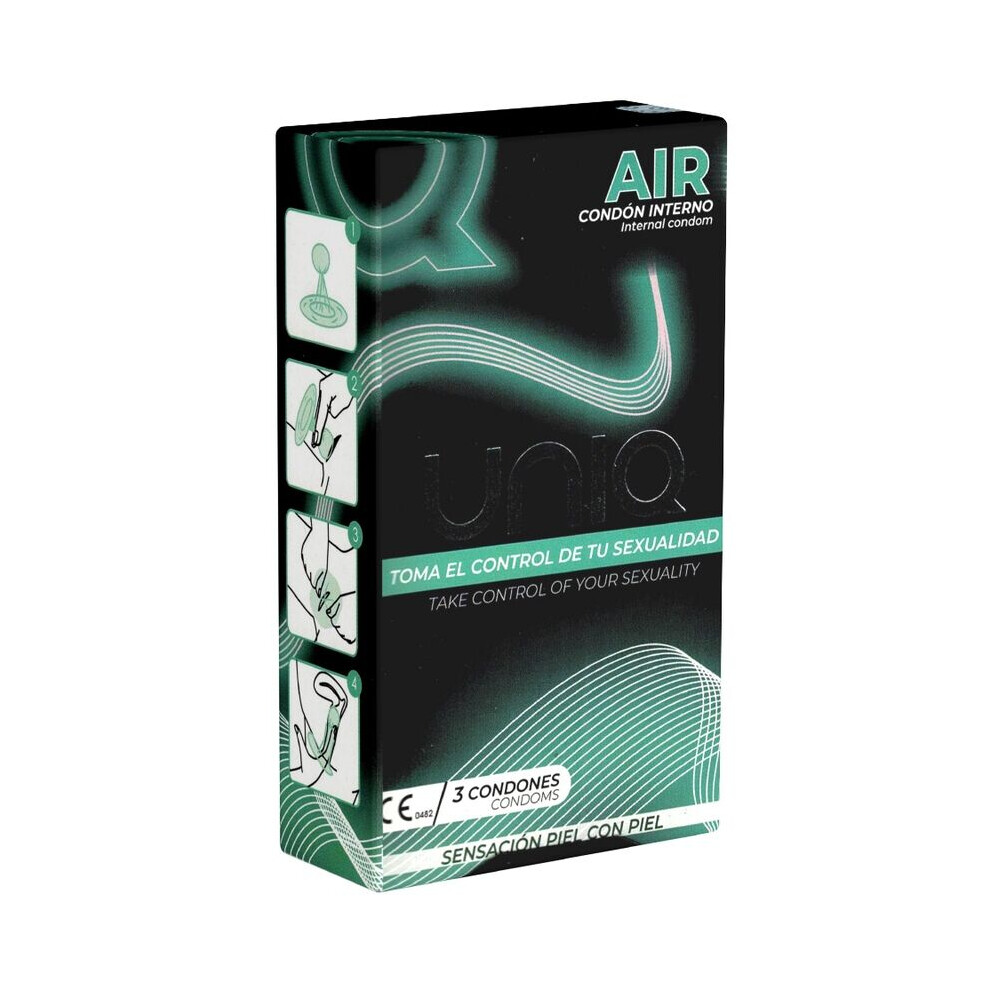 Uniq - Air Latex Free Female Condom 3 Units