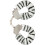 TOYJOY - FURRY FUN CUFFS BONDAGE ZEBRA 1