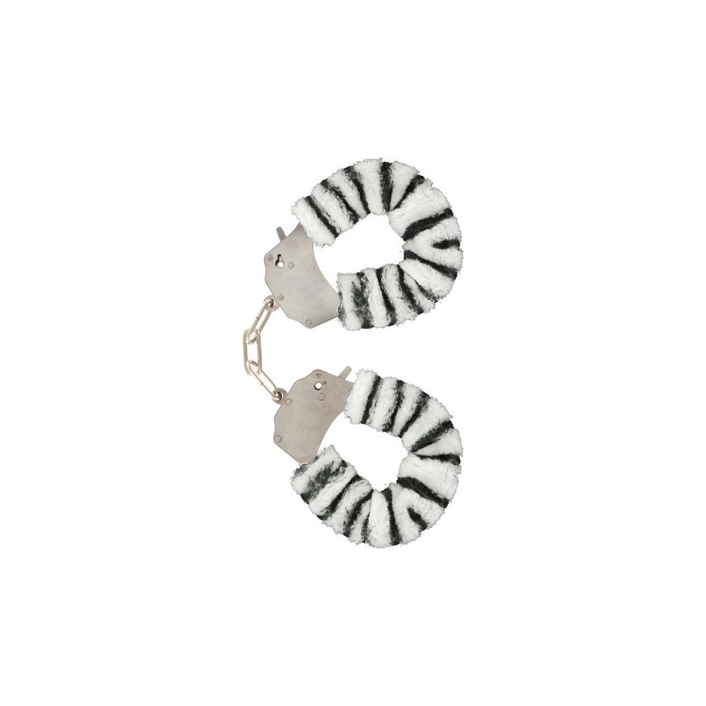 Toyjoy - Furry Fun Cuffs Bondage Zebra