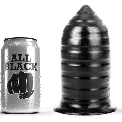 Helt Sort Analprop 16 cm