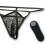 BAILE - THONG WITH VIBRATING BULLET AND REMOTE CONTROL BLACK 1
