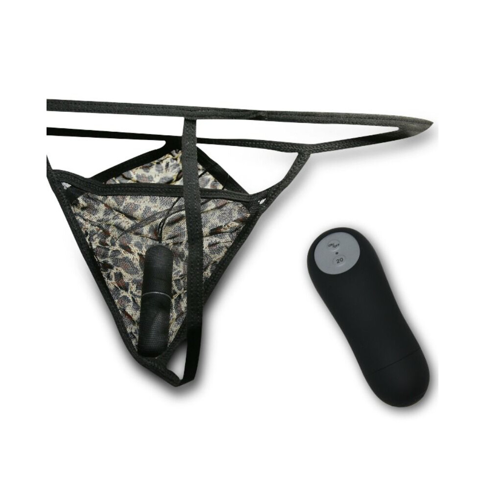 Baile Stimulating Black Baile - Thong With Vibrating Bullet And Remote Control