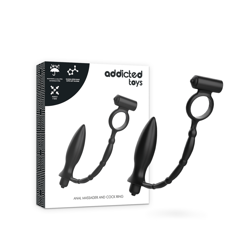 Addicted Toys - Anal Plug With Vibratory Ring