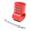 OHMAMA FETISH - RED HANDCUFFS WITH SNAP CLOSURE 1
