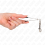 KINK - THIN HOOK NIPPLE CLAMP SILVER 7 CM 4
