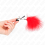 KINK - FEATHER NIPPLE CLAMP RED 7 CM 4