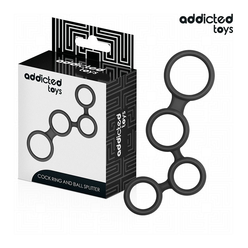 Addicted Toys - Penis Ring With Dividers For Testicles