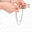 KINK - NIPPLE CLAMPS WITH 2 THICK CHAINS SILVER 20/23 CM 4