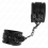 KINK - DIAMOND PATTERN WRIST RESTRAINTS BLACK ADJUSTABLE 17-26 CM X 5.5 CM 2