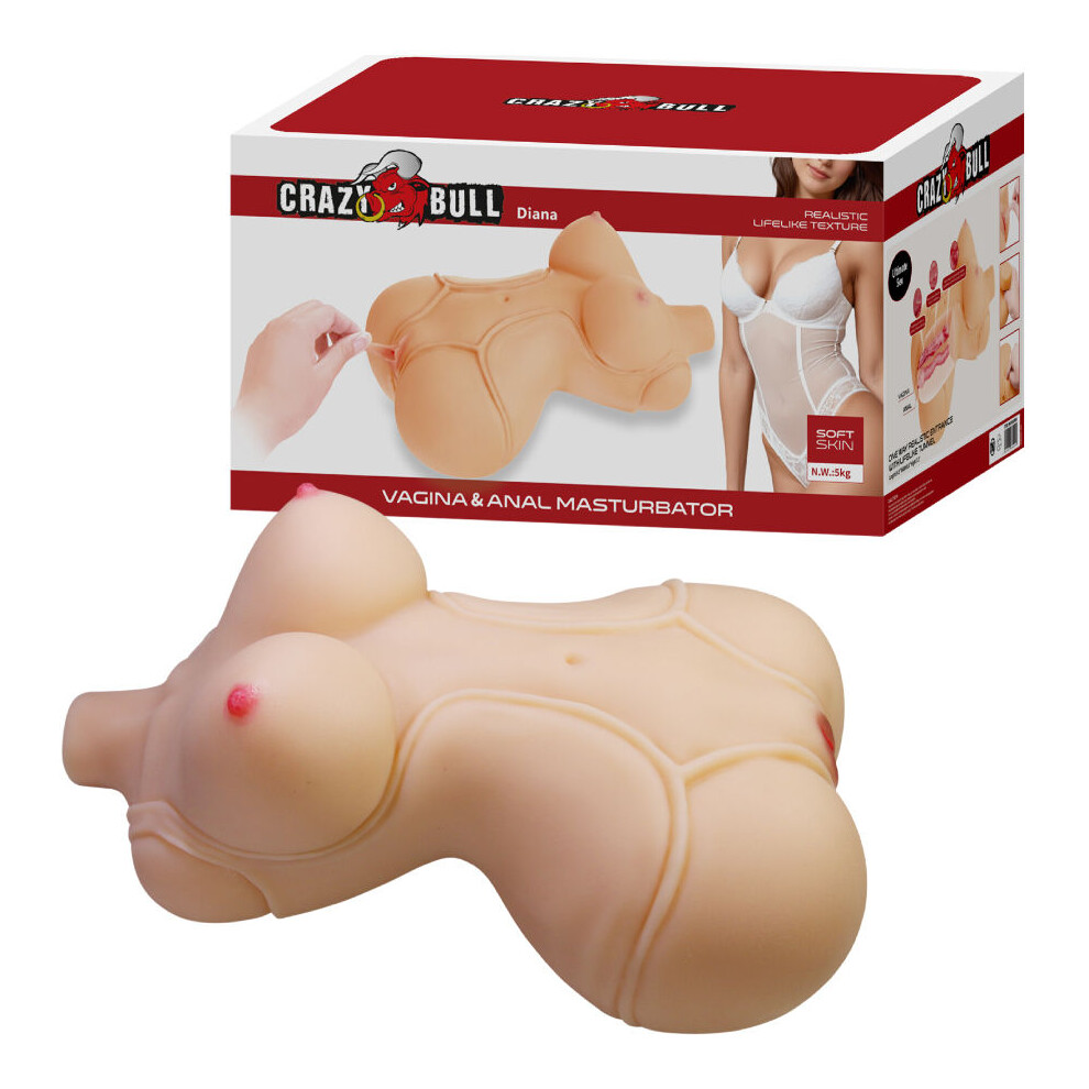 Crazy Bull - Diana Realistic Female Torso Vagina And Anal 5 Kg
