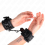 KINK - DIAMOND PATTERN WRIST RESTRAINTS BLACK ADJUSTABLE 17-26 CM X 5.5 CM 4