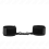 KINK - NEOPRENE HOOK&LOOP FASTENER WRIST RESTRAINTS BLACK ADJUSTABLE 22-34 CM 1