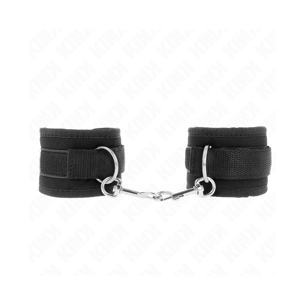 Kink Wrist Restraint Black Kink - Nylon Bind Hook&Loop Wrist Restraints Model 2 Adjustable 18-35 Cm X 6 Cm