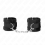 KINK - BEGINNER FUR HAND CUFFS BLACK 30 X 7 CM 1