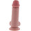 GET REAL - DELUXE REALISTIC PENIS WITH TESTICLES EXTRA THICK 17 CM 1