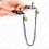 KINK - FLAT CHAIN NIPPLE CLAMPS AND BELL SILVER 30 CM 4